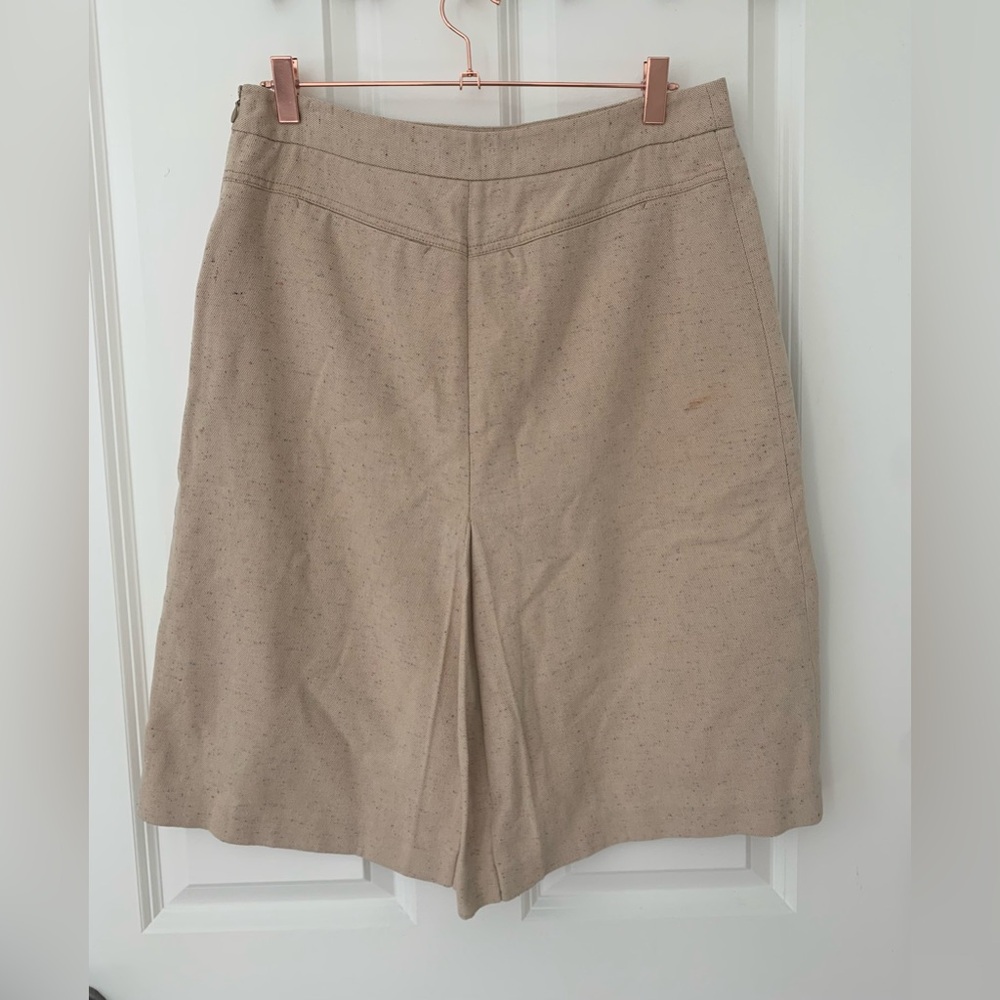 Jcrew Beige Knee-Length Skirt